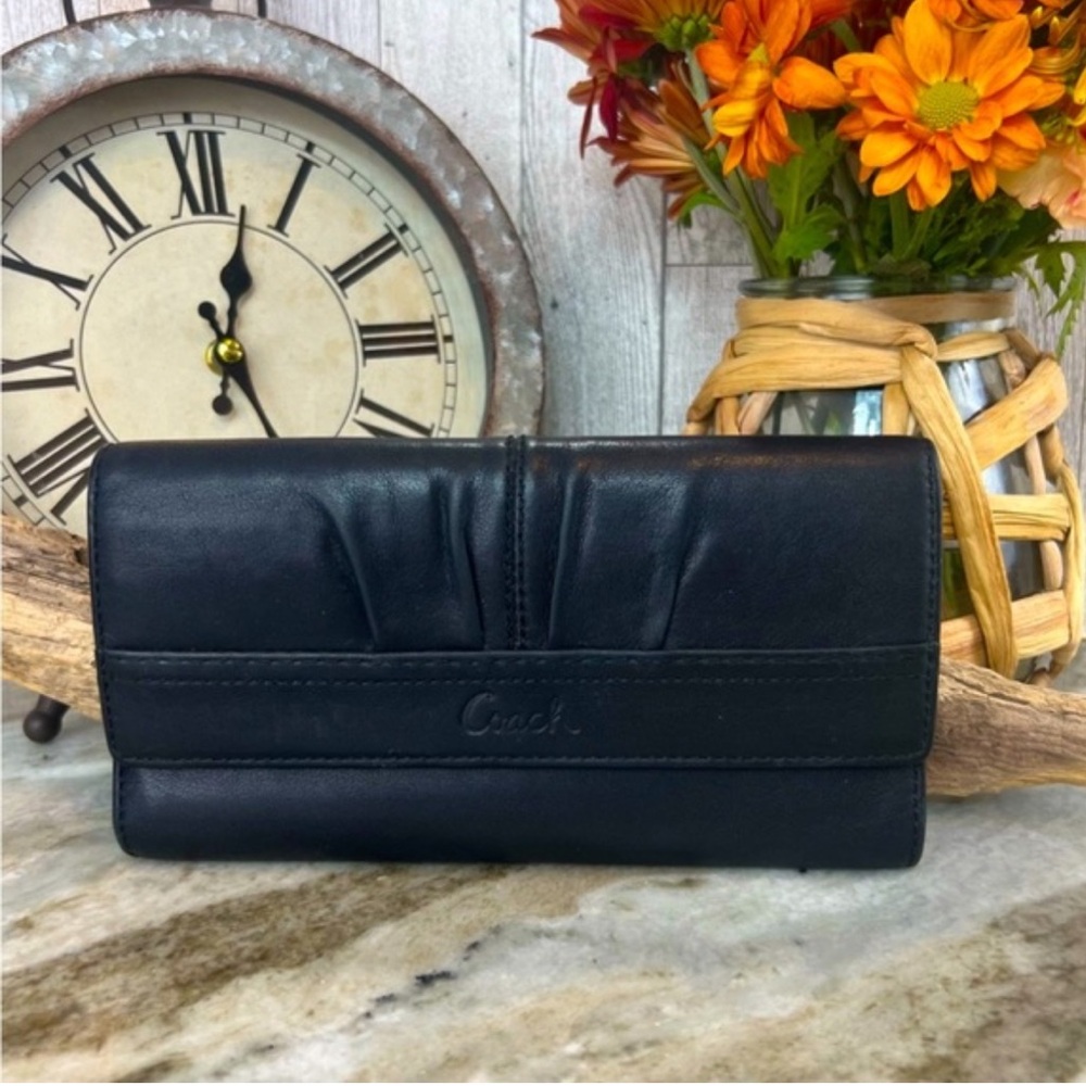 Coach Vintage Soho Pleated Trifold Wallet